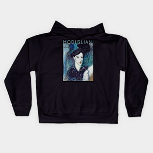 Amedeo Modigliani - La Juive for Artists Kids Hoodie